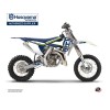 Kit Deco Moto Cross Heritage Husqvarna TC 65 Bleu Blanc