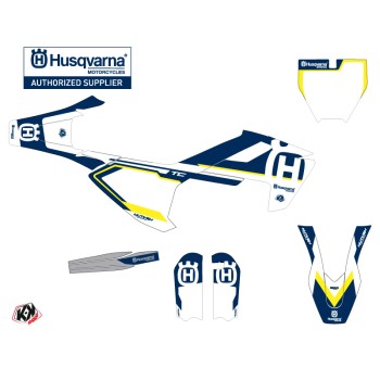 Kit Deco Moto Cross Nova Husqvarna TC 65 Bleu