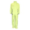 Ensemble Pluie Polyester Revêtement Pvc Jaune Marquages Reflechissant
