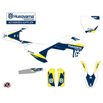Kit Deco Moto Cross Orbit Husqvarna TC 65 Blanc