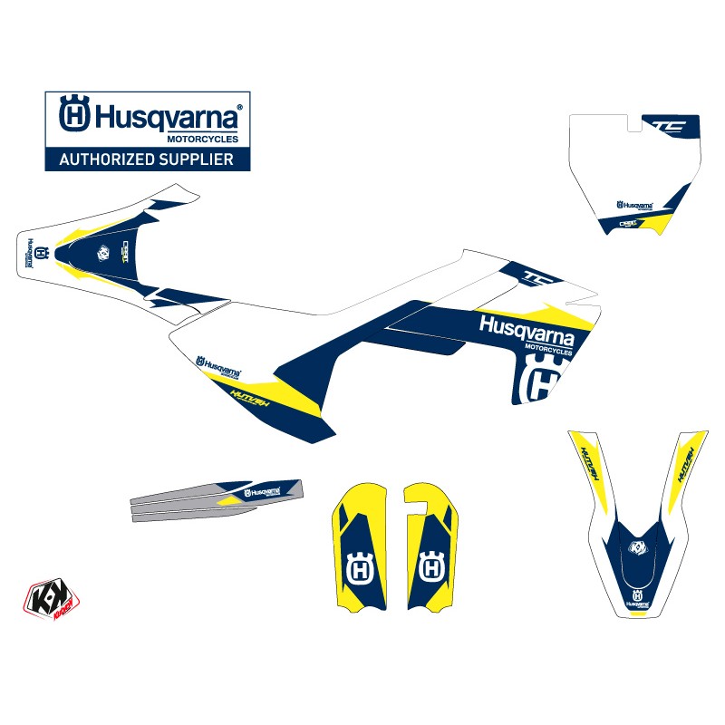 Kit Deco Moto Cross Orbit Husqvarna TC 65 Blanc