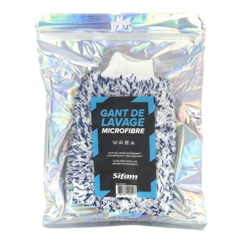Gant de lavage microfibre