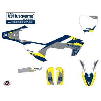 Kit Deco Moto Cross Orbit Husqvarna TC 65 Gris