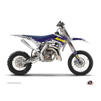 Kit Deco Moto Cross Predator Husqvarna TC 65 Violet Jaune