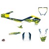 Kit Deco Moto Cross Eraser Husqvarna TC 65 Jaune Bleu