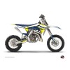 Kit Deco Moto Cross Stage Husqvarna TC 65 Blanc Jaune