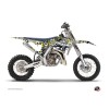 Kit Deco Moto Cross Freegun Eyed Husqvarna TC 65 Bleu Jaune