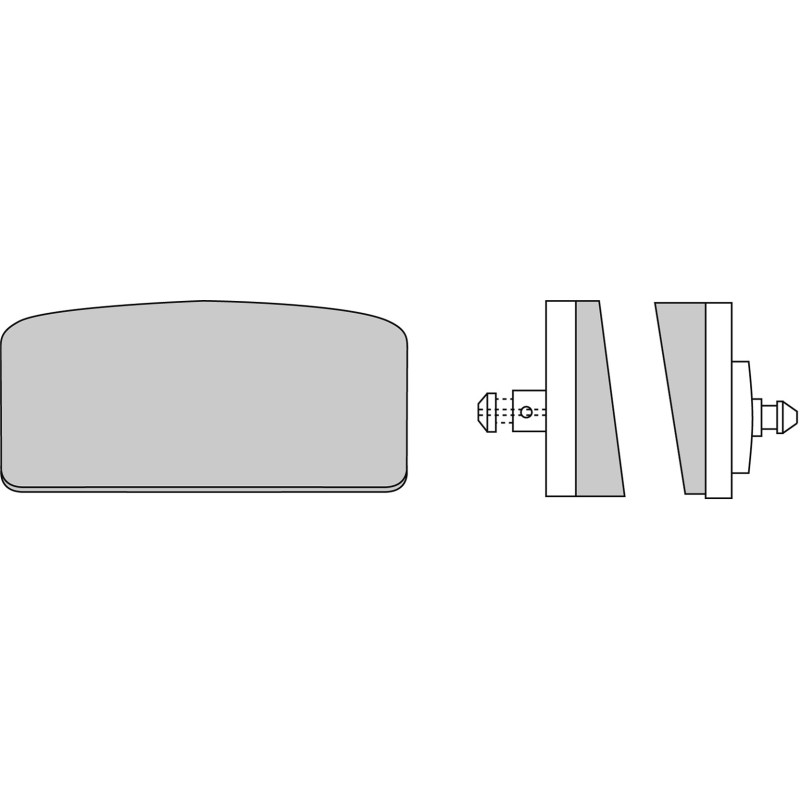 Plaquette de frein Semi-Métal Eco-Friction Route - R90