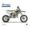 Kit Deco Moto Cross Split Husqvarna TC 65 Noir Jaune