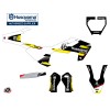Kit Deco Moto Cross Split Husqvarna TC 65 Noir Jaune