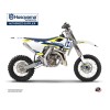 Kit Deco Moto Cross Block Husqvarna TC 65 Bleu Jaune
