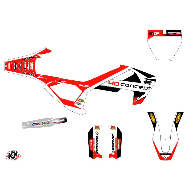 Kit Deco Moto Cross Replica BOS Husqvarna 125 TC