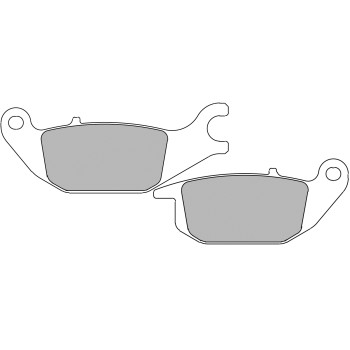 Plaquette de frein Semi-Métal Eco-Friction Route - R90