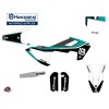 Kit Deco Moto Cross Legend Husqvarna TC 65 Turquoise