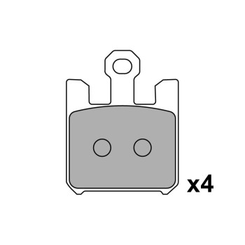 Plaquette de frein Métal Fritté Sinter Grip Road - R90