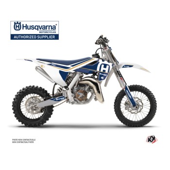 Kit Deco Moto Cross Heritage Husqvarna TC 65 Blanc