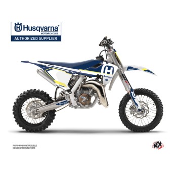 Kit Deco Moto Cross Nova Husqvarna TC 65 Bleu