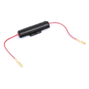 10 Portes Fusible Universel Noir + 10 FUS007 15A