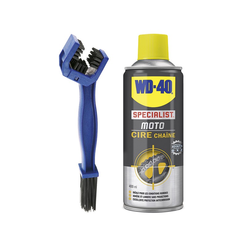 KIT WD40 "SPRAY33788" + Brosse Nettoyage "OUT1015"