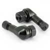 Valve de Roue Aluminium coudée - Noire - 8.5MM
