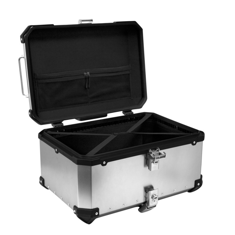 Top case aluminium - Silver - 55L