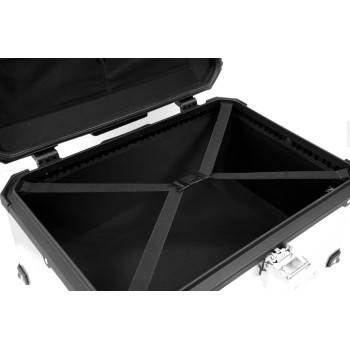 Top case aluminium - Silver - 55L