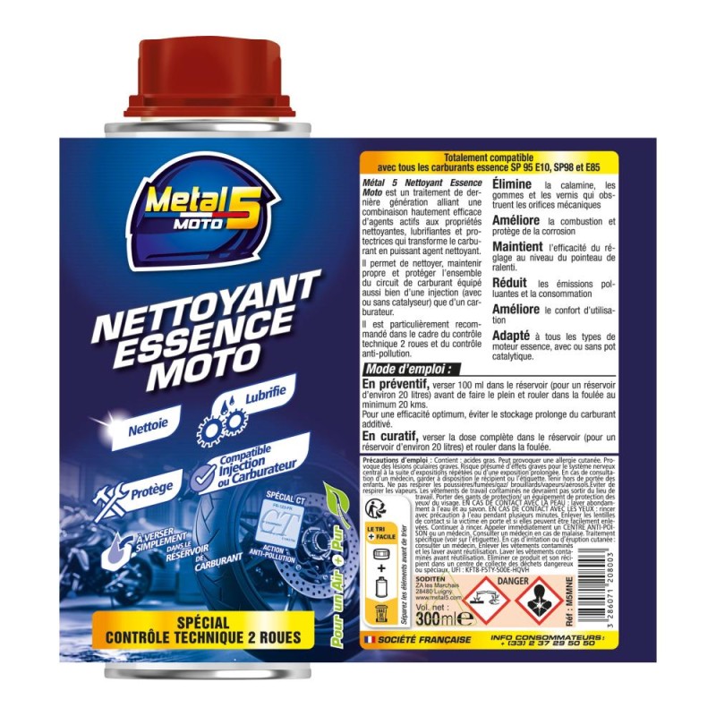 Nettoyant essence moto - 300ml