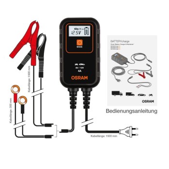 Chargeur de Batterie 6V/12V 4A