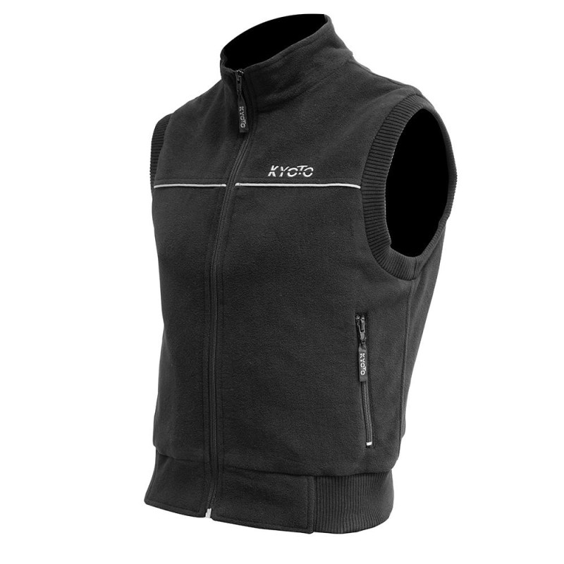 Veste Polaire 4 Femme Protection Froid sans Manche 100% Polyester Noir