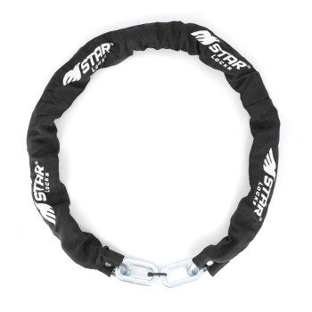 Antivol Chaîne Seule Section Carrée 10mm x 10mm - Long. 1,20m