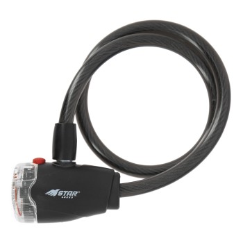 Antivol vélo câble à LED