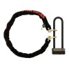 Antivol U + Chaîne - Antivol 100mm x 290mm / Longueur Chaine: 120cm