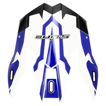 Casquette pour Casque Cross S820 Déco Bleue