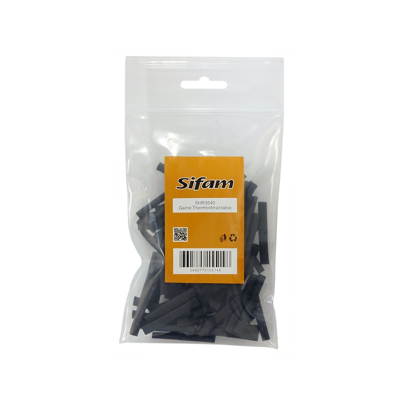 Gaine Thermorétractable 3,5 x 40 mm Sac de 100