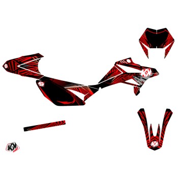 Kit Deco 50cc Graff Beta RR 50 Motard Rouge