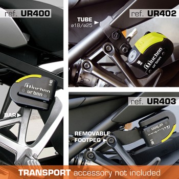 Antivol SRA - Bloque Disque Noir et jaune ø10 mm - Hi-Tech Alarme