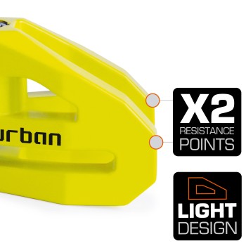 Bloque Disque Ø6 mm - Jaune