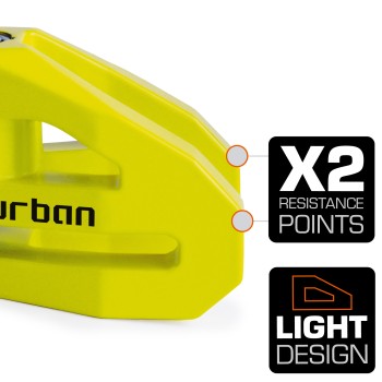 Bloque Disque Ø10 mm - Jaune