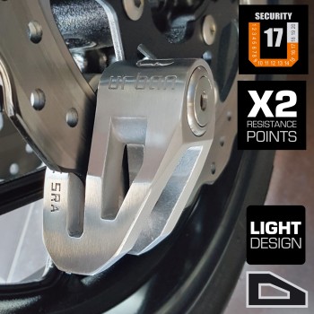 Bloque Disque SRA - ø10 acier anodisé