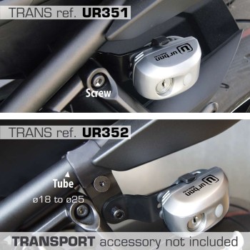 Bloque Disque ø6 mm avec ALARME et AVERTISSEUR métal brossé