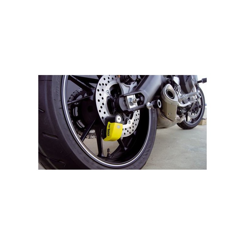 Bloque Disque ø6 mm avec ALARME et AVERTISSEUR Jaune et noir