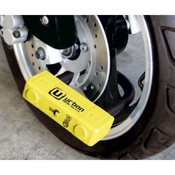 Antivol SRA - U - UR85 - ø18 - 85*120 Homologation Noir & Jaune