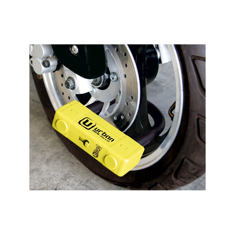 Antivol SRA - U - UR85 - ø18 - 85*120 Homologation Noir & Jaune