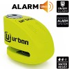 Bloque Disque Ø6 mm avec ALARME - Jaune Fluo