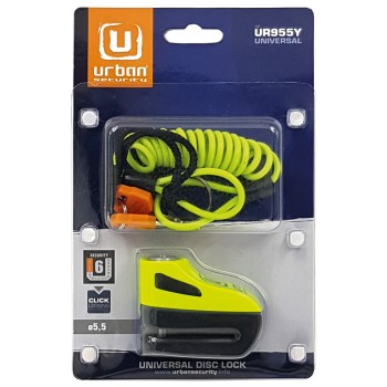 Bloque Disque Ø5,5 mm - Noir/jaune