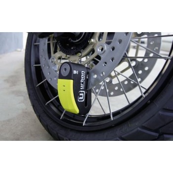 Antivol SRA - Bloque Disque Noir et jaune ø14 mm - Hi-Tech Alarme