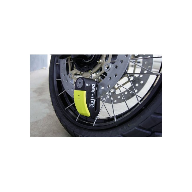 Antivol SRA - Bloque Disque Noir et jaune ø14 mm - Hi-Tech Alarme