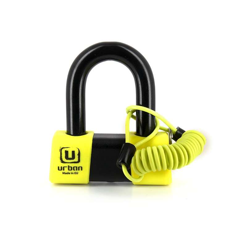 Antivol Mini U SRA - ø18 - Homologation - Noir & Jaune