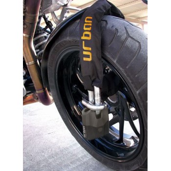 Antivol SRA - Cadenas + Chaîne diam.15 100cm homologation + NF-FFMC.