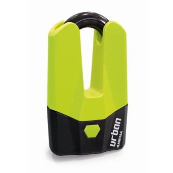 Antivol SRA - Bloque Disque Mini U Ø15 Jaune Homologation